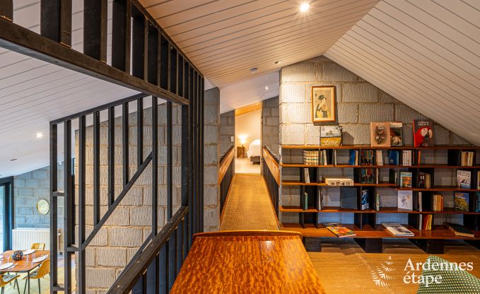 Chalet for 4 people in Stavelot with jacuzzi, wood stove and private terrace