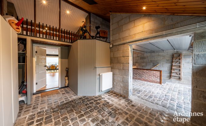 Chalet for 4 people in Stavelot with jacuzzi, wood stove and private terrace