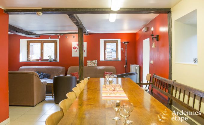Holiday cottage in Stavelot for 15/18 persons in the Ardennes