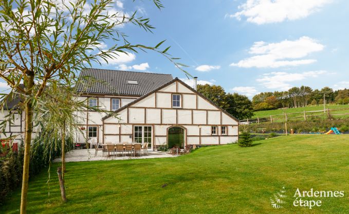 Holiday cottage in Stavelot for 15 persons in the Ardennes