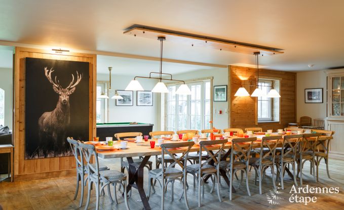 Holiday cottage in Stavelot for 15 persons in the Ardennes