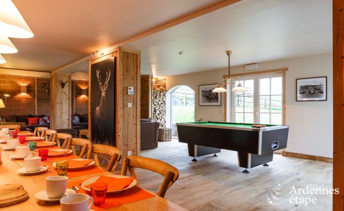 Holiday cottage in Stavelot for 15 persons in the Ardennes