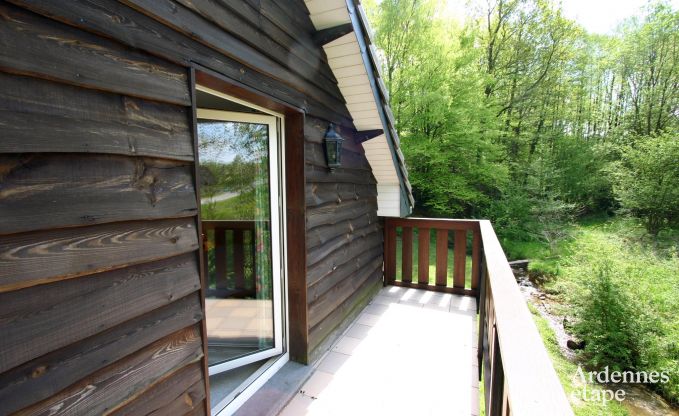 Lovely chalet with sauna and fireplace in the middle of the Ardennes in Stoumont