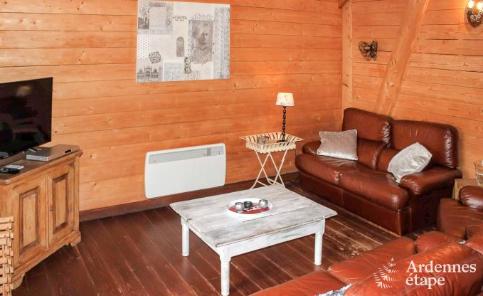 Comfortable wooden holiday home in Stoumont in the Ardennes