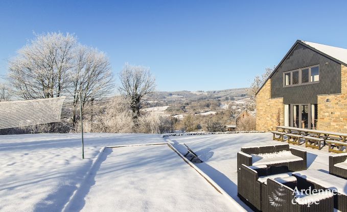 Holiday cottage in Stoumont for 11 persons in the Ardennes
