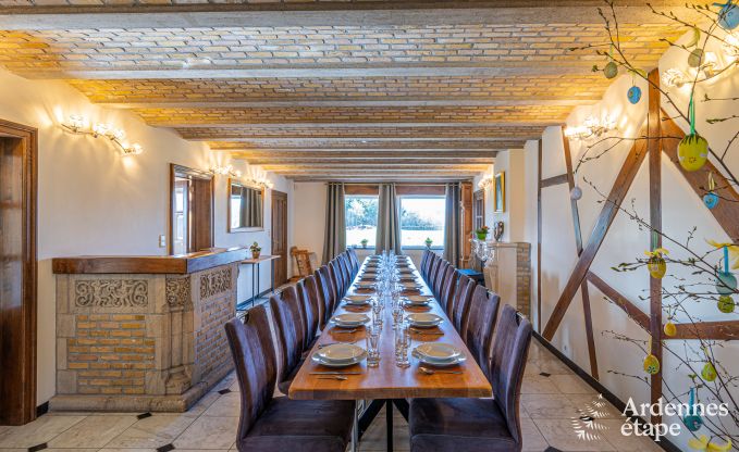 Luxury villa in Stoumont for 18/20 persons in the Ardennes