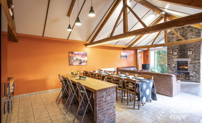 Holiday cottage in Stoumont for 12 persons in the Ardennes