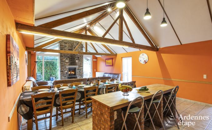 Holiday cottage in Stoumont for 12 persons in the Ardennes