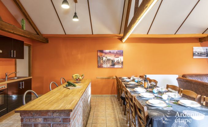 Holiday cottage in Stoumont for 12 persons in the Ardennes