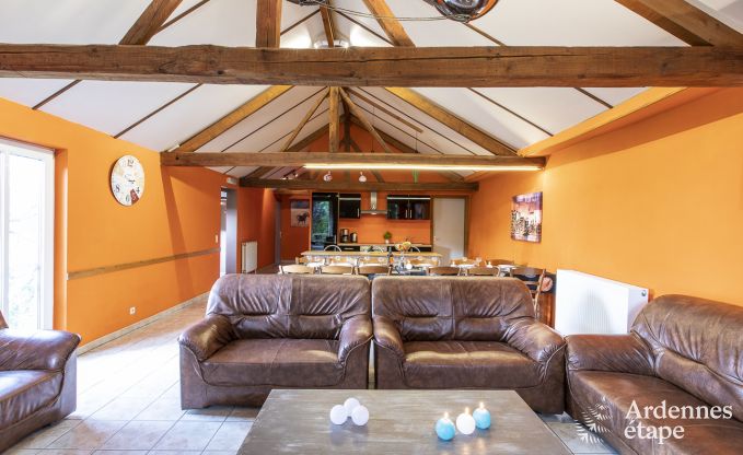 Holiday cottage in Stoumont for 12 persons in the Ardennes