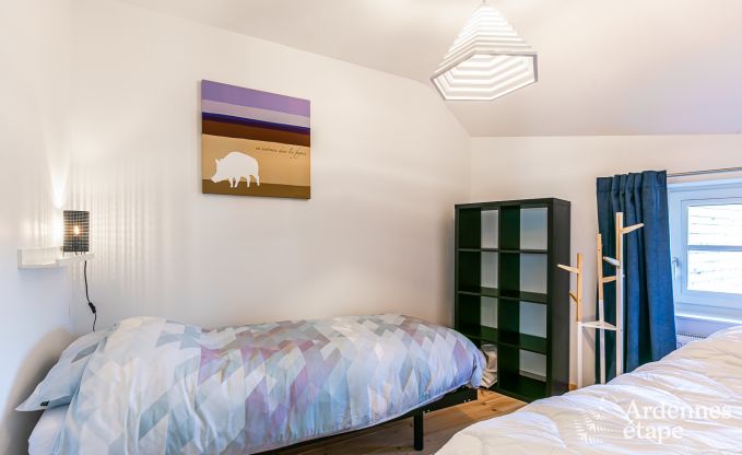 Rental house for 6 people in Stoumont, Ardennes, 3 bedrooms, private garden, terrace with barbecue, optimal comfort