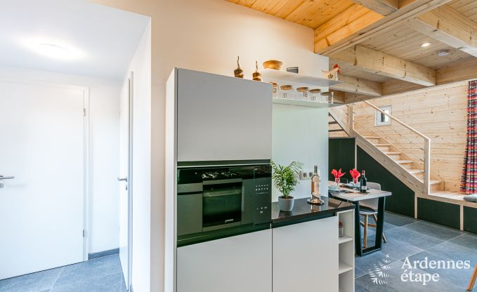 Rental house for 6 people in Stoumont, Ardennes, 3 bedrooms, private garden, terrace with barbecue, optimal comfort