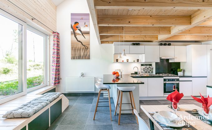 Rental house for 6 people in Stoumont, Ardennes, 3 bedrooms, private garden, terrace with barbecue, optimal comfort