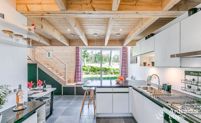 Rental house for 6 people in Stoumont, Ardennes, 3 bedrooms, private garden, terrace with barbecue, optimal comfort