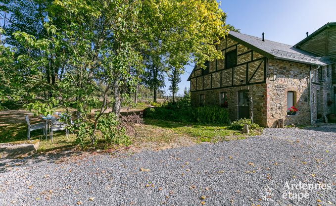 Rental house for 6 people in Stoumont, Ardennes, 3 bedrooms, private garden, terrace with barbecue, optimal comfort