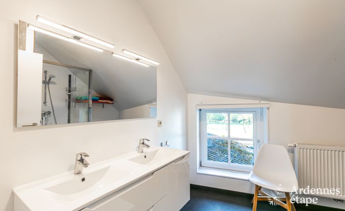 Rental house for 6 people in Stoumont, Ardennes, 3 bedrooms, private garden, terrace with barbecue, optimal comfort