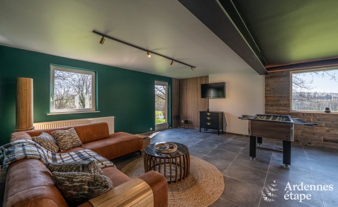 Luxury villa in Theux for 10 people with games room, jacuzzi and proximity to Spa-Francorchamps