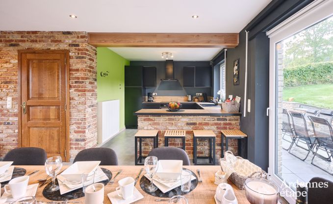 Holiday home in Trois-Ponts for 8 people with sauna, playroom and private garden