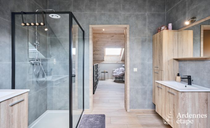 Holiday home in Trois-Ponts for 8 people with sauna, playroom and private garden