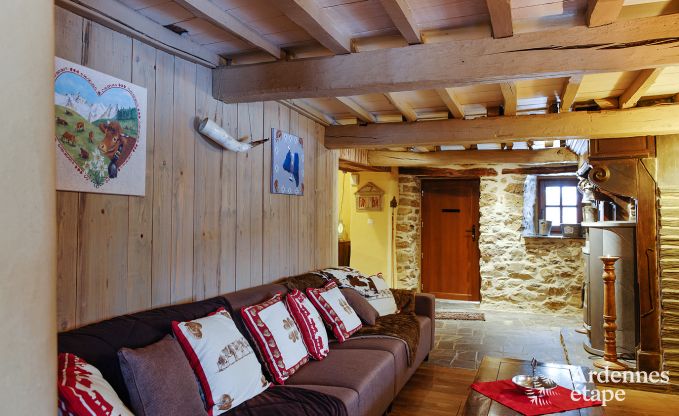 Luxury holiday house with pool and sauna for 9 pers. in Trois-Ponts