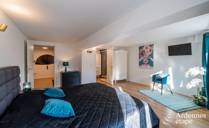 Spacious luxurious loft in Trois-Ponts for 5 people with 2 bedrooms, 2 bathrooms, jacuzzi, and private terrace