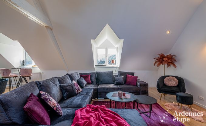 Spacious loft for 5 people with 2 bedrooms, jacuzzi and private terrace in Trois-Ponts