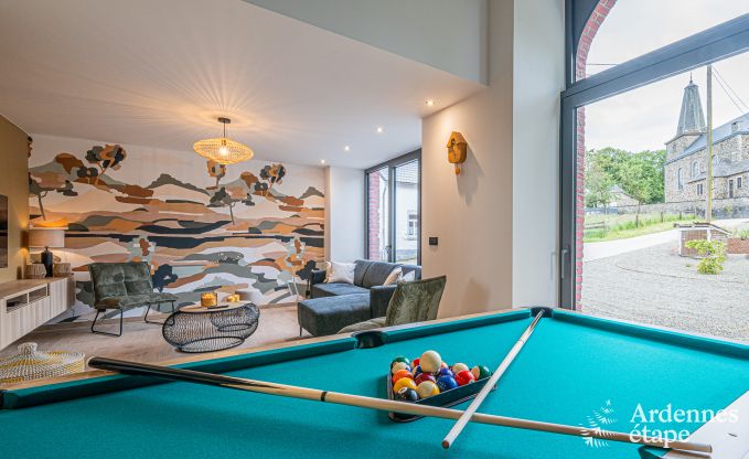 Renovated old barn for 10 people on the C�tes de Wanne