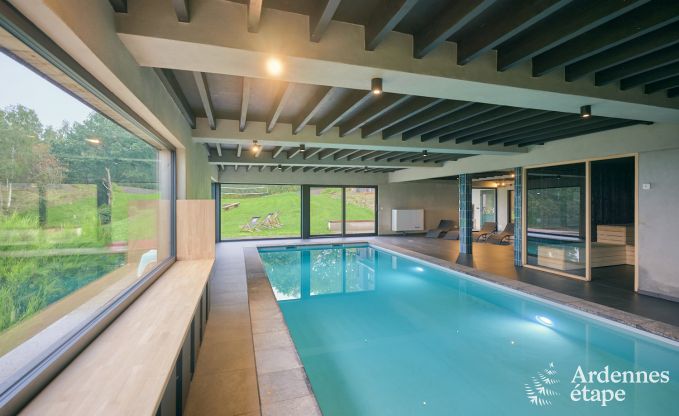 Spacious and luxurious holiday home with swimming pool in Trois-Ponts, Ardennes