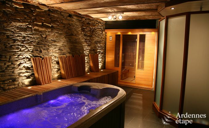 Cosy holiday home with luxury spa for 8 pers. to rent in Vaux-sur-Sûre