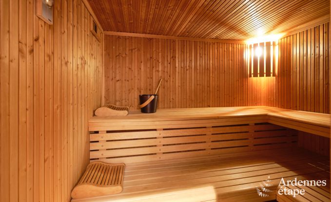 Luxury gte with private wellness centre in Vaux-sur-Sre: sauna, jacuzzi, hammam and relaxation area just for you