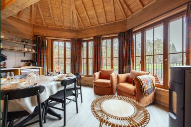 Unique stay in the Ardennes: Comfortable stilt house for 5 people in Vencimont