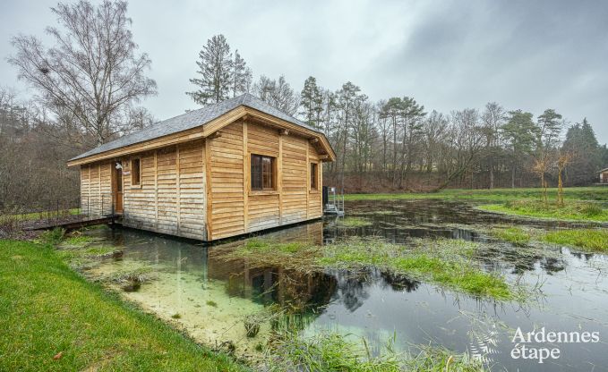 Unique stay in the Ardennes: Comfortable stilt house for 5 people in Vencimont