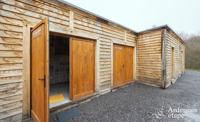 Unique stay in the Ardennes: Comfortable stilt house for 5 people in Vencimont