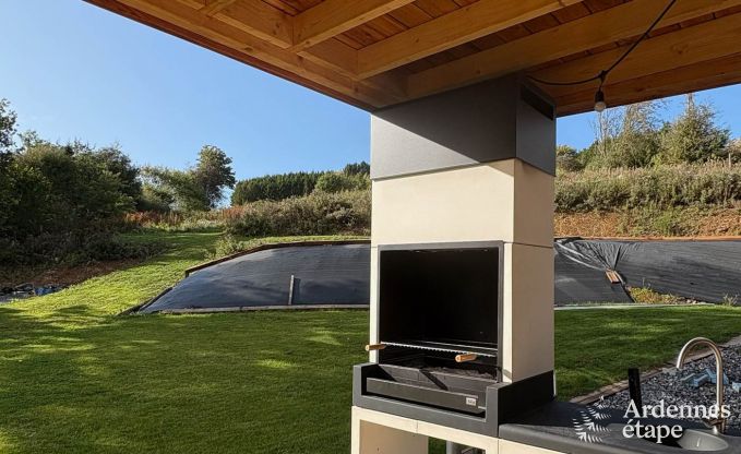 Spacious holiday home for 20 people in Vencimont with 9 bathrooms, sauna, infrared cabin, playroom and private garden in the Ardennes