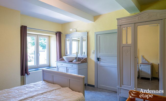 Holiday home in Vencimont, Ardennes, 12 people, 4 bedrooms, private sauna, billiards, garden by the water