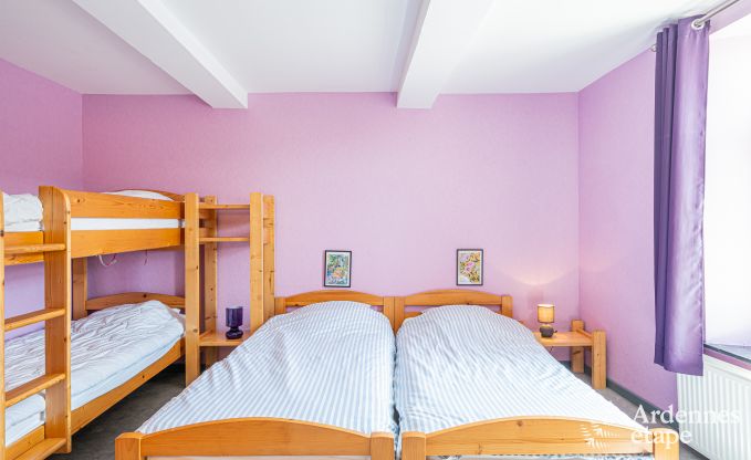 Holiday home in Vencimont, Ardennes, 12 people, 4 bedrooms, private sauna, billiards, garden by the water