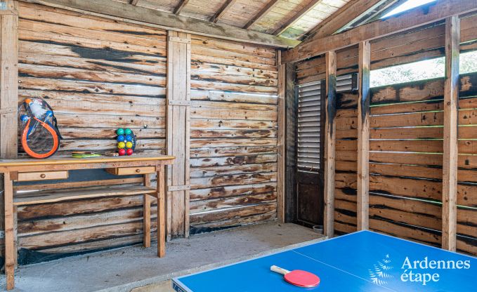 Holiday home in Vencimont, Ardennes, 12 people, 4 bedrooms, private sauna, billiards, garden by the water