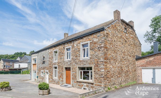 Holiday home in Vencimont, Ardennes, 12 people, 4 bedrooms, private sauna, billiards, garden by the water