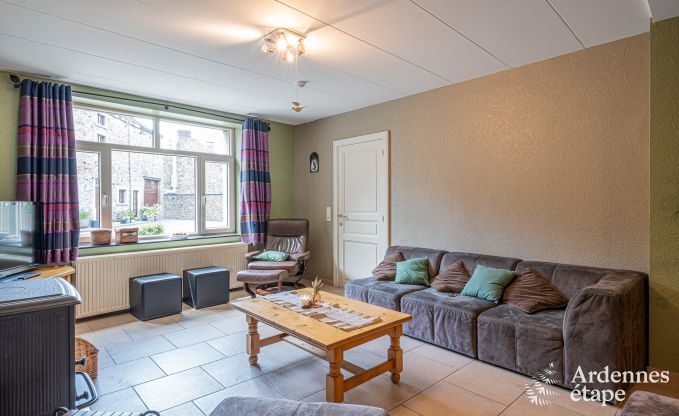 Holiday home in Vencimont, Ardennes, 12 people, 4 bedrooms, private sauna, billiards, garden by the water