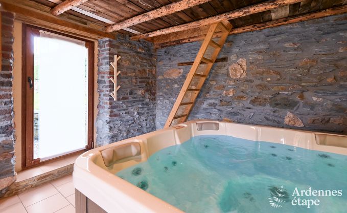 cozy holiday home with 5 bedrooms, jacuzzi, sauna and private garden in Vielsalm Ardennes