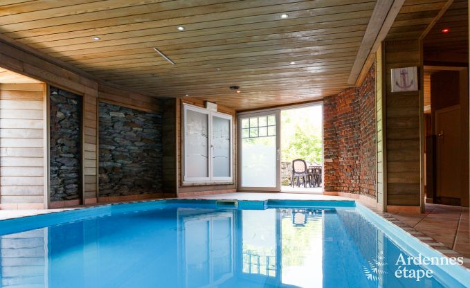 Extremely comfortable holiday home with an indoor swimming pool and sauna for 34 guests in Vielsalm