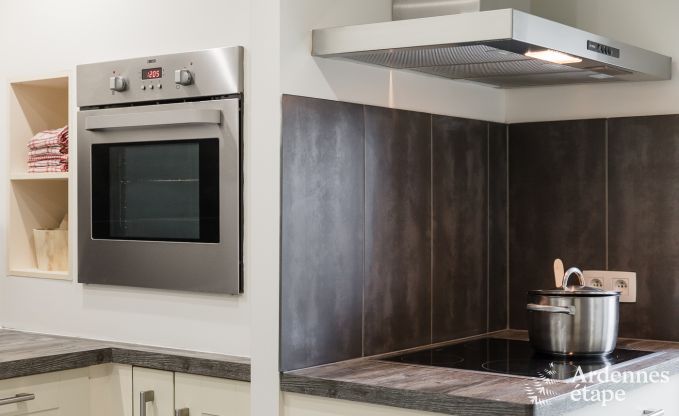 Charming holiday home with pool and private garden for 4 people in medieval village Vierves-sur-Viroin