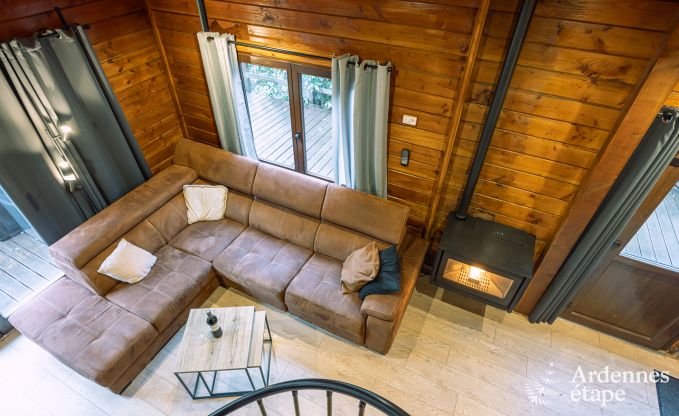 Wooden chalet for rent in the Ardennes for 4-6 persons. (Ardennes)