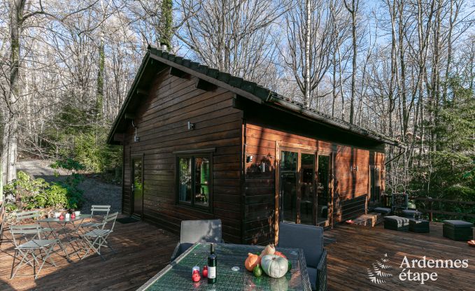 Wooden chalet for rent in the Ardennes for 4-6 persons. (Ardennes)