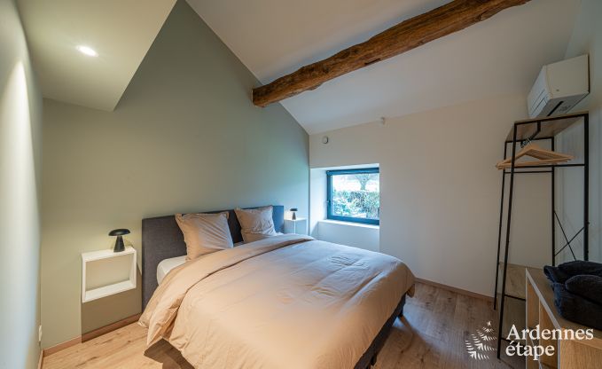 Spacious farmhouse for 14 people in Vresse-sur-Semois with 5 bedrooms, 5 bathrooms, heated indoor pool, playroom and private terrace