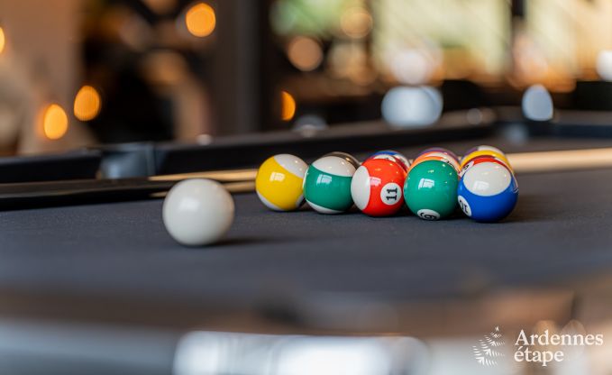 Spacious farmhouse for 14 people in Vresse-sur-Semois with 5 bedrooms, 5 bathrooms, heated indoor pool, playroom and private terrace