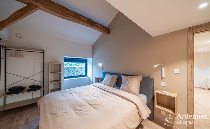 Spacious farmhouse for 14 people in Vresse-sur-Semois with 5 bedrooms, 5 bathrooms, heated indoor pool, playroom and private terrace