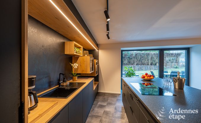 Spacious farmhouse for 14 people in Vresse-sur-Semois with 5 bedrooms, 5 bathrooms, heated indoor pool, playroom and private terrace