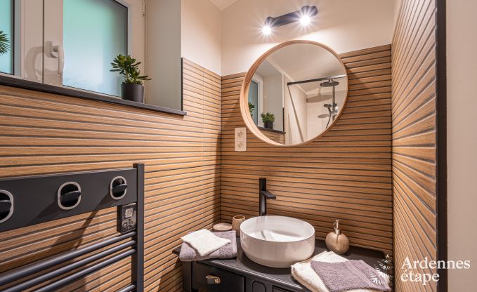 Single-story holiday home in Vresse-sur-Semois: terrace with view, ideal for a couple with children