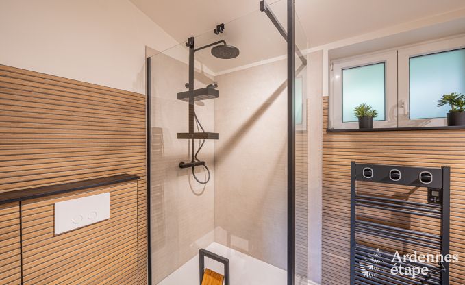 Single-story holiday home in Vresse-sur-Semois: terrace with view, ideal for a couple with children